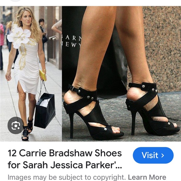 Dior “Carrie” heels. Black size 38. Good condition. Could use new heel caps. - Picture 1 of 5